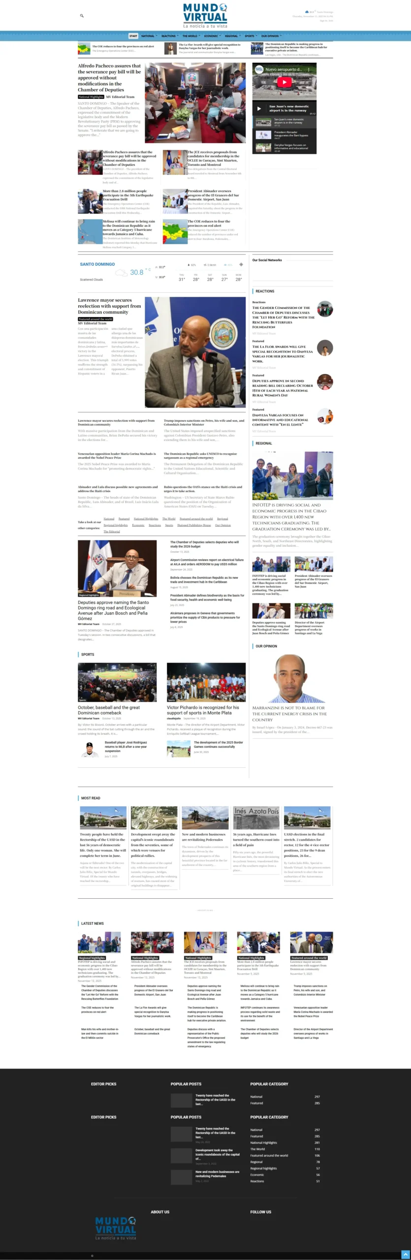 Mundo Virtual screenshot - CodingSphinx Portada de Mundo Virtual